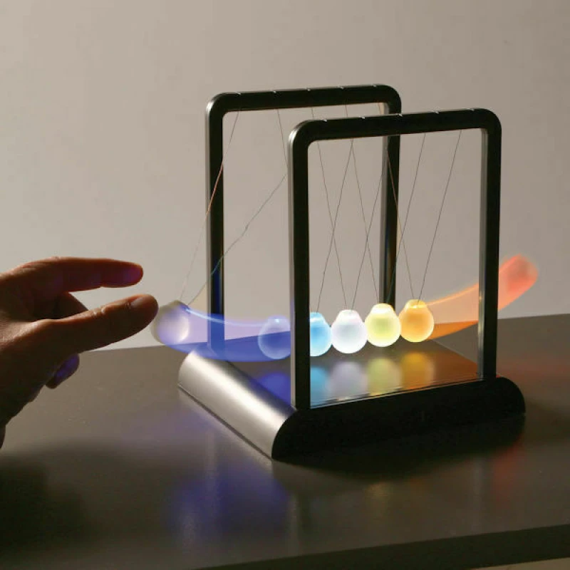 Light Up Newtons Cradle Balance Balls