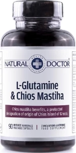 Natural Doctor L-Glutamine & Chios Mastiha 90 φυτικές κάψουλες
