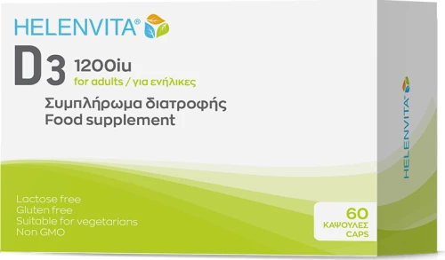 Helenvita D3 1200iu 60 κάψουλες