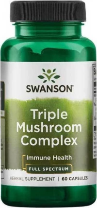 Swanson Triple Mushroom Complex Full Spectrum 60 κάψουλες