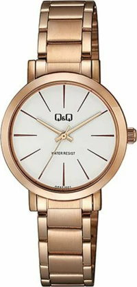 Q&Q Ladies Rose Gold Stainless Steel Bracelet