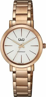 Q&Q Ladies Rose Gold Stainless Steel Bracelet