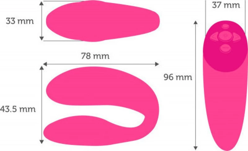 We-Vibe Chorus Pink 7.8cm