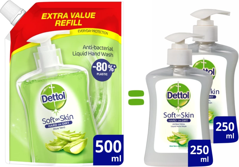 Dettol Refill Aloe Vera 500ml