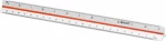 Κλιμακόμετρο Westcott 1:125 30cm (1:20/25/50/75/100/125) / E-10163 (Westcott)