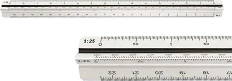 Κλιμακόμετρο Westcott 1:125 30cm (1:20/25/50/75/100/125) / E-10163 (Westcott)