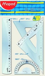 Maped Cristal 20cm Σετ 232865