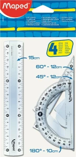 Maped Cristal Σετ 4τμχ 15cm 242815