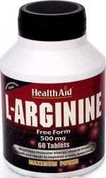 Health Aid L-Arginine 60 ταμπλέτες