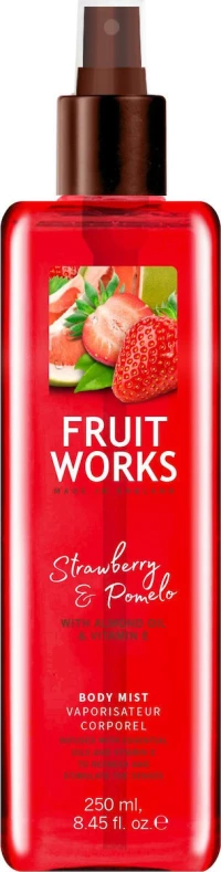 The English Bathing Company Fruit Works Strawberry & Pomelo Eau Fraiche 250ml