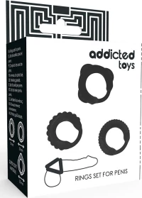Addicted Toys C-Ring Set Black