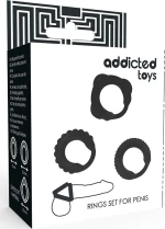 Addicted Toys C-Ring Set Black