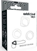 Addicted Toys C-Ring Set Clear