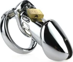 Steel Padlock Chastity Cage