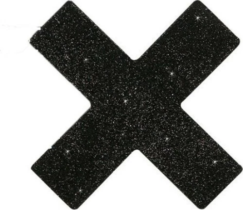 Cottelli Collection Titty Nipple Sticker Black