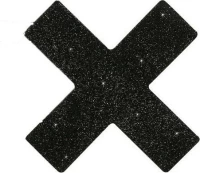 Cottelli Collection Titty Nipple Sticker Black