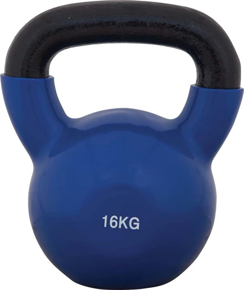 Amila 44507 Kettlebell Βινυλίου 16kg Μπλε