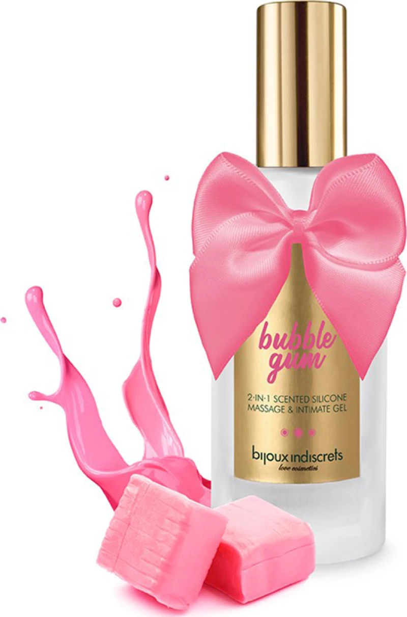 Bijoux Indiscrets Bubblegum 2 in 1 Silicone Massage & Intimate gel 100ml