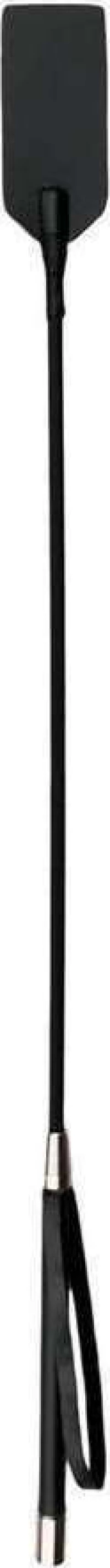 Easytoys Leather Crop Whip Black 73.5cm