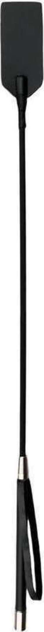 Easytoys Leather Crop Whip Black 73.5cm