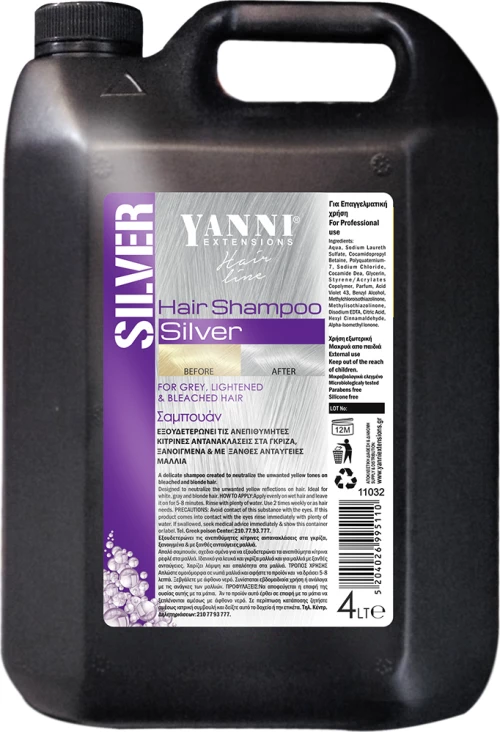 Yanni Extensions Silver Shampoo 4000ml