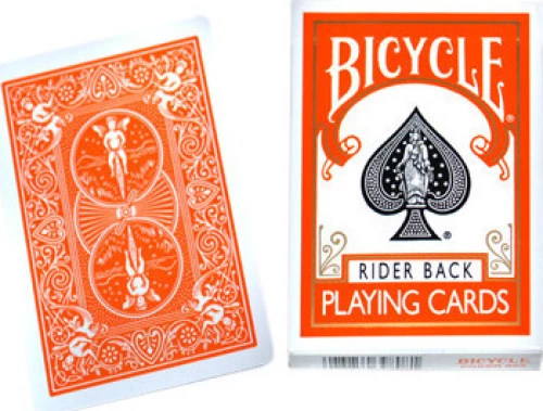 Bicycle Rider Back Orange