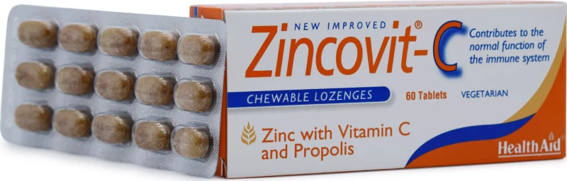 Health Aid Zincovit C 60 ταμπλέτες