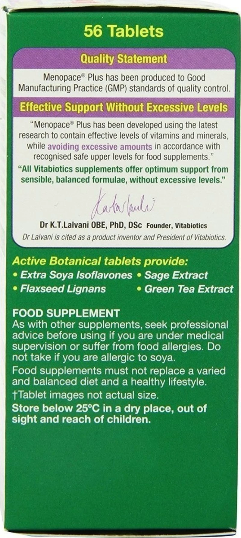 Vitabiotics Menopace Plus 56 ταμπλέτες