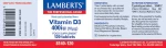 Lamberts Vitamin D3 400iu 120 ταμπλέτες