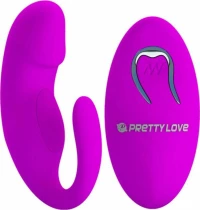 Pretty Love Stimulating Couple Toy With Remote Control Purple