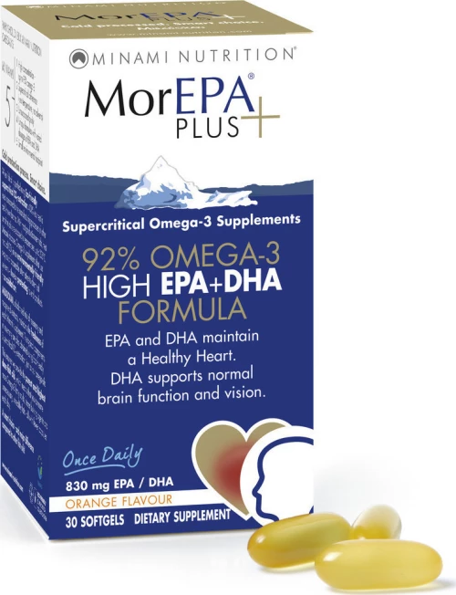 Minami MorEPA Plus+ 30 μαλακές κάψουλες Πορτοκάλι