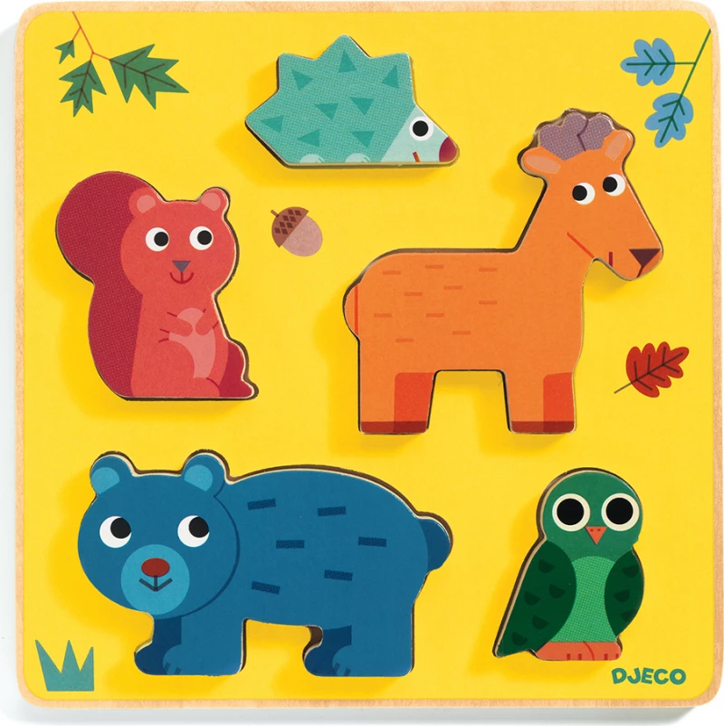 Liner Forest Animals 5pcs Djeco