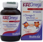 Health Aid KidzOmega One A Day Chewable Omega 3 60 μασώμενες κάψουλες