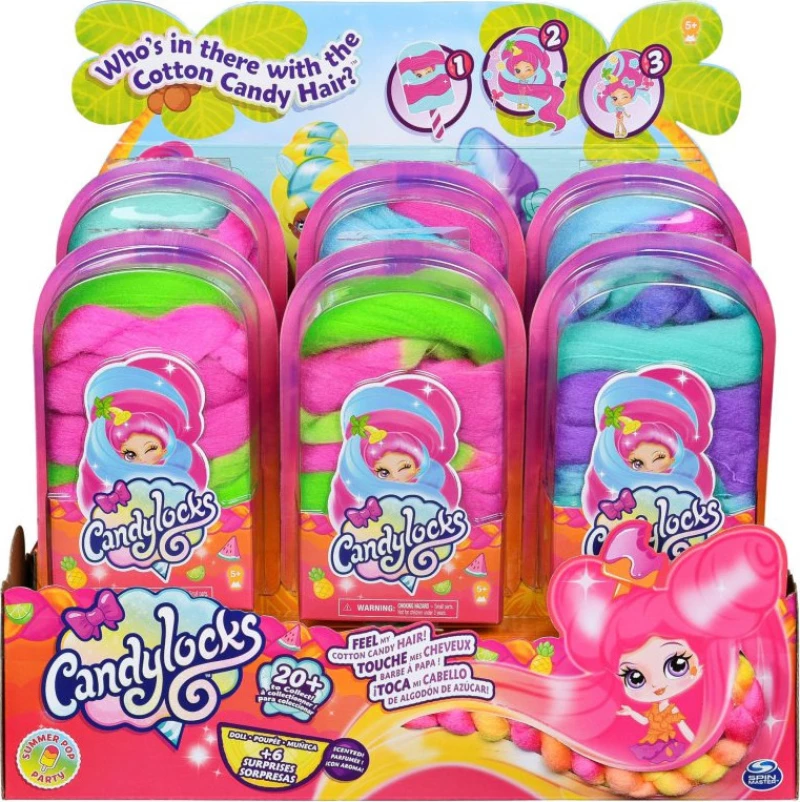 CandyLocks: Sweet Treat Dolls Surtido 1τμχ (Διάφορα Σχέδια)
