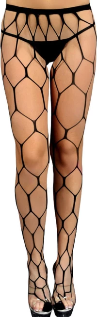 Sultry Hot Hexagon Net Pantyhose