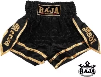 Thaiboxing Σορτσάκι ΠΟΛΕΜΙΣΤΗΣ μαύρο / χρυσαφί - Raja