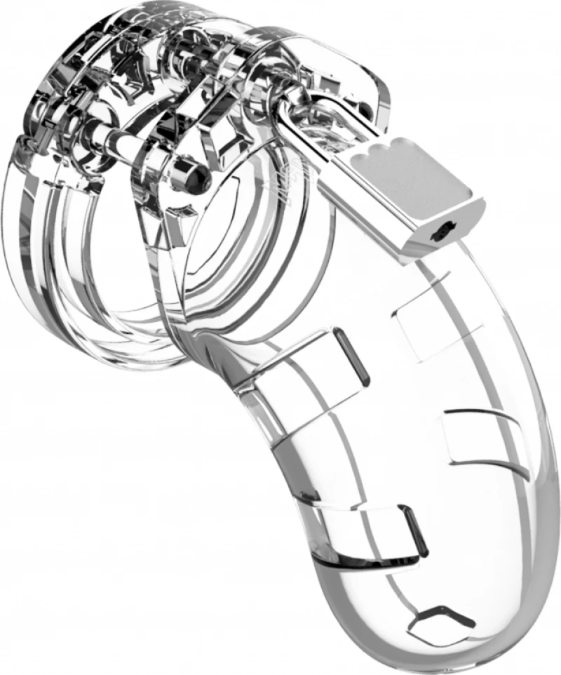 Shots ManCage Model 13 Chastity 2.5" Cock Cage Clear