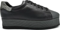 Chaniotakis Black Silver Sneakers