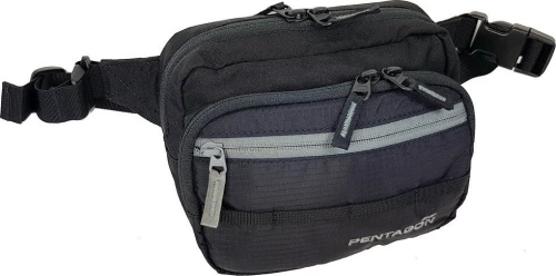 Τσαντάκι Μέσης Protean Pouch - Pentagon Black, One Size