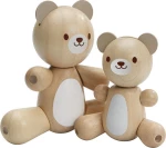 Plan Toys Αρκούδα & Αρκουδάκι