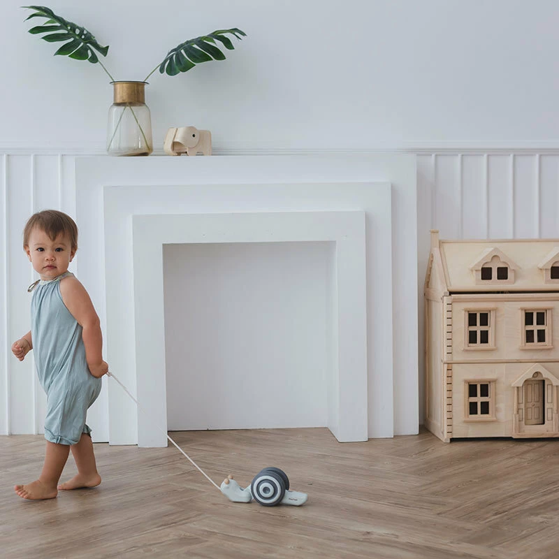 Plan Toys Ξύλινο Σαλιγκάρι που Κινείται