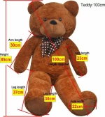 vidaXL Αρκούδος 85cm Καφέ