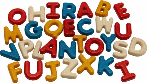 Plan Toys Αλφαβήτα Με Κεφαλαία (Αγγλικά)