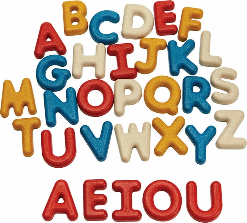 Plan Toys Αλφαβήτα Με Κεφαλαία (Αγγλικά)