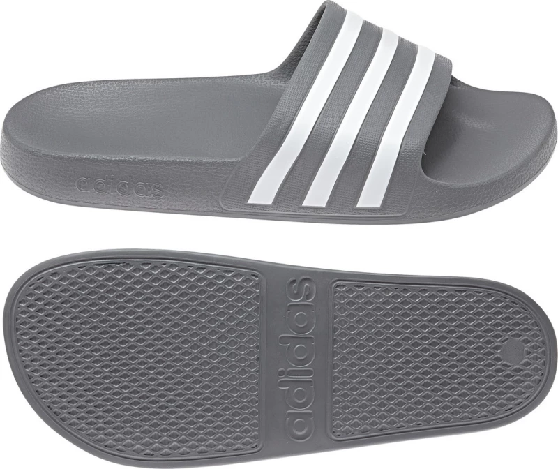 Adidas Adilette Aqua Slides σε Γκρι Χρώμα
