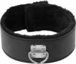 Darkness Collar With Leash Titanium Black