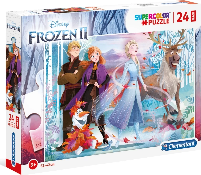 Clementoni Puzzle Supercolor Maxi 24τεμ Frozen II (28513)