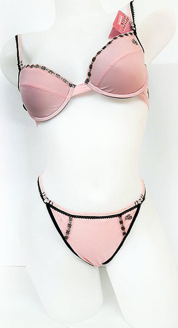 Nutsy B animal bra. Σουτιέν Β με ενίσχυση και μπανέλες. Ροζ