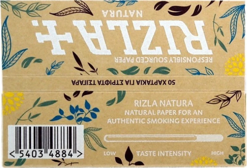 Rizla Χαρτάκια Natura 50 φύλλα 50τμχ