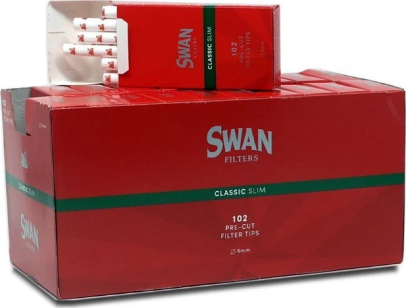 Swan Φιλτράκια Classic Slim 6mm 102x 20τμχ